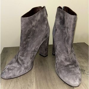 J. CREW Adele Boots Gray Suede Sz 9